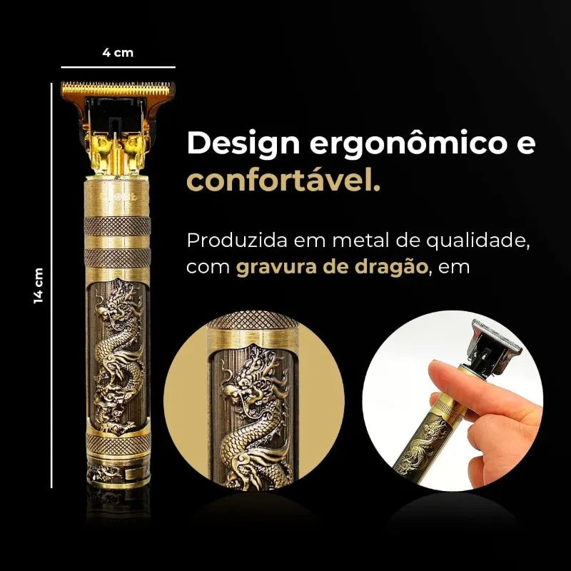 Super Máquina de corte de cabelo masculina com design sofisticado, elétrico profissional