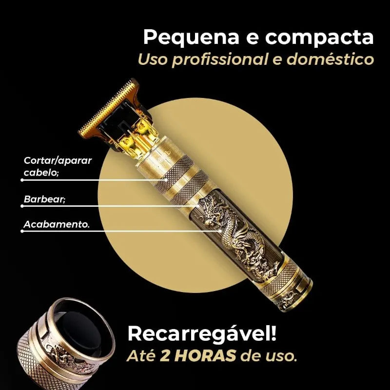 Super Máquina de corte de cabelo masculina com design sofisticado, elétrico profissional